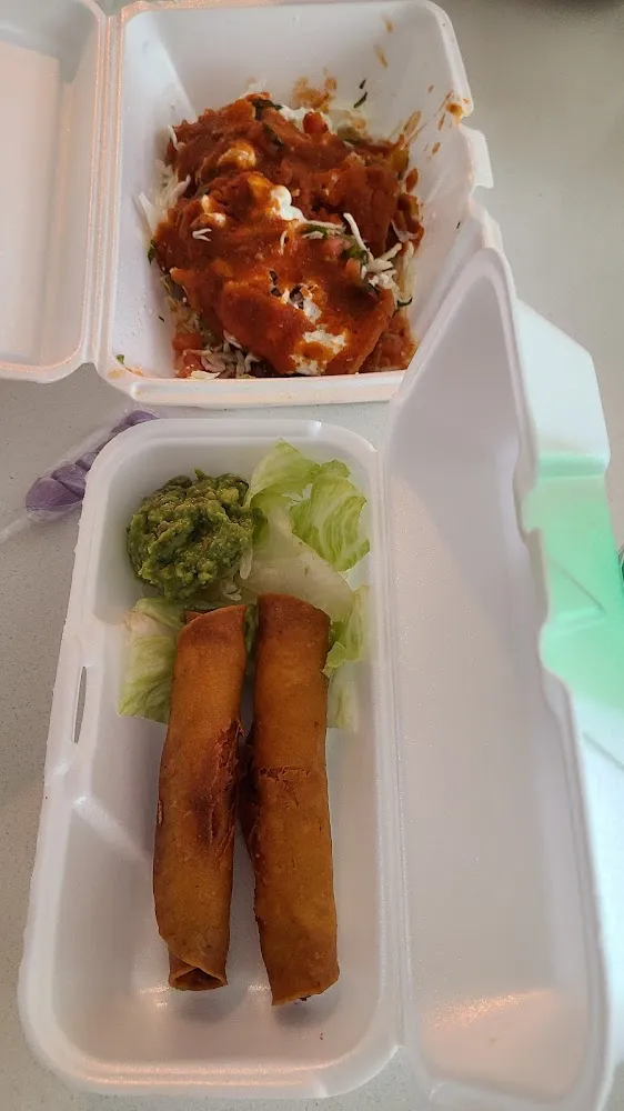 2 Taquitos and Guacamole